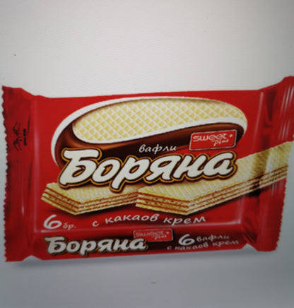 Waffel Boryana mit Kakaocreme 140g