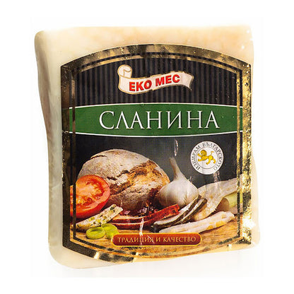 Gesalzener weißer Schweinespeck Slanina EkoMes 16€ kg