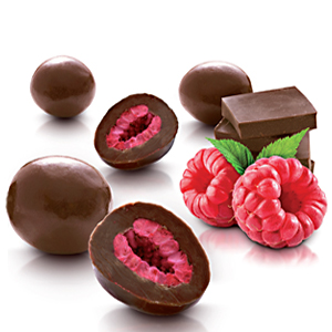 Rois Himbeeren mit Milchschokolade überzogen 100g