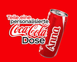 Coca Cola 330ml Dose mit Name zusätzlich Pfand 25 Cent