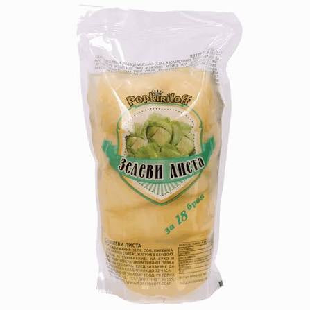Sauerkraut Blätter  Vakuum  Popkiriloff - Zlatna Kruscha  700g
