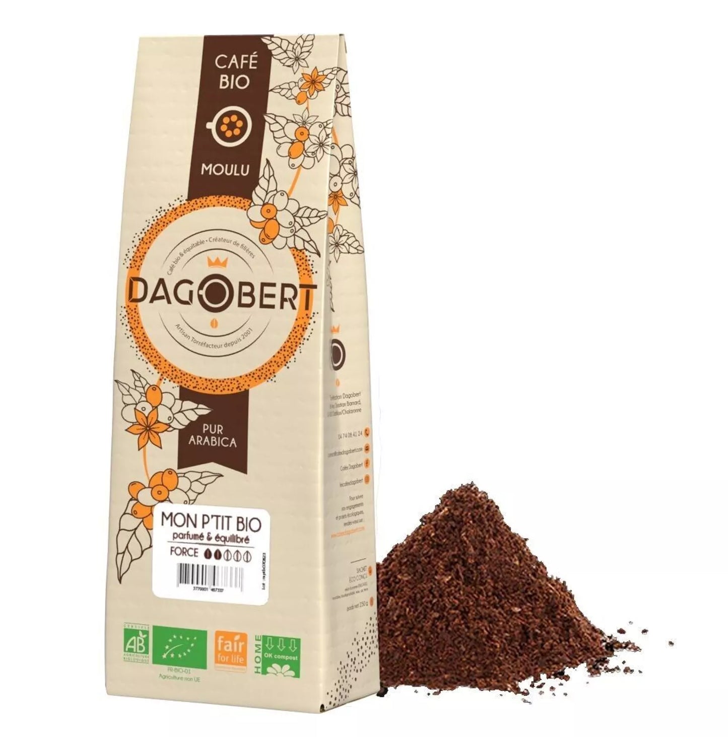 MON P‘TIT Kaffee 500g fair gehandelt PUR ARABICA(gemahlen)