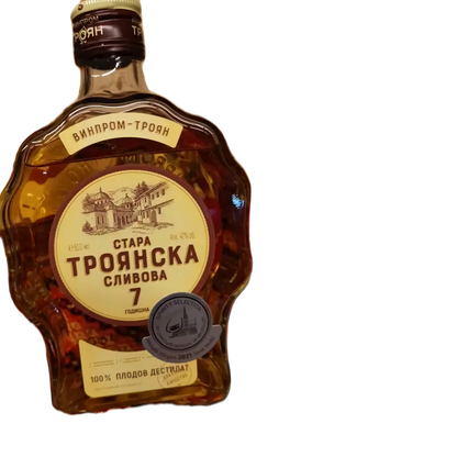 Alter Pflaumenbrand Troyanska Slivova 7 Jahre Fassreife 42%vol