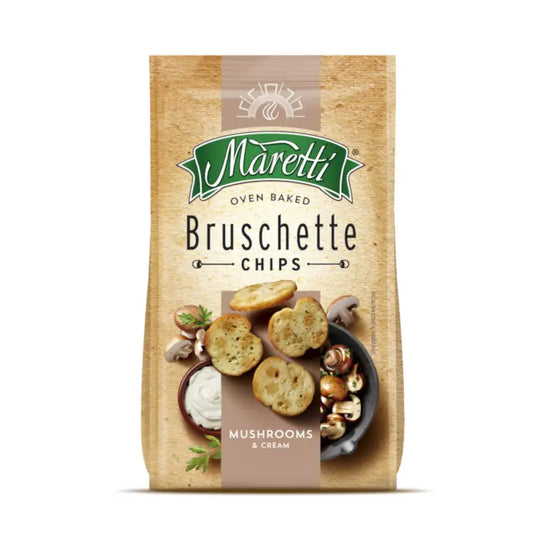 Bruschette mit Pilzen und Sahne Offen Gebacken 70g - Bulgarian TreasuresBulgarian Treasures