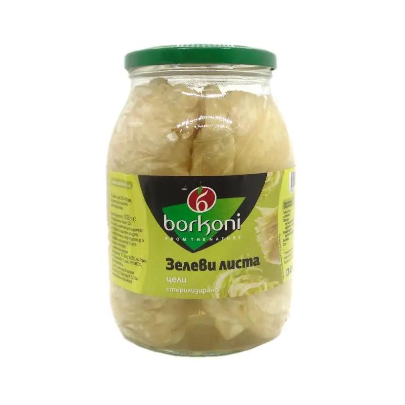 Krina Borkoni Zelevi Lista eingelegte Kohlblätter 1kg - Bulgarian TreasuresBulgarian Treasures