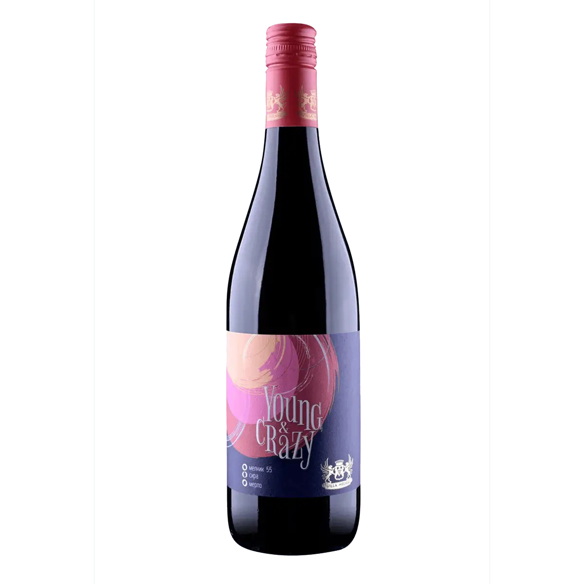 Rotwein Young & Crazy Villa Melnik 2021 - Bulgarian TreasuresBulgarian Treasures