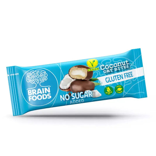 veganes Kokosnuss-Häppchen 44g Brain Foods - Bulgarian TreasuresBulgarian Treasures